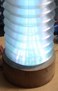 Plasma shade lamp L1 by TT Leozolt